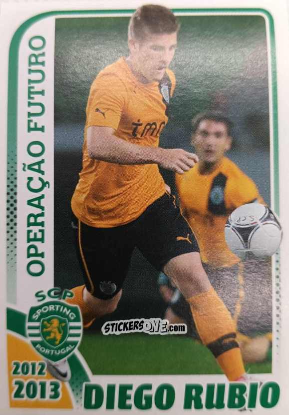 Sticker Diego Rubio - Sporting Lisbon 2012-2013 n. 164 - Panini