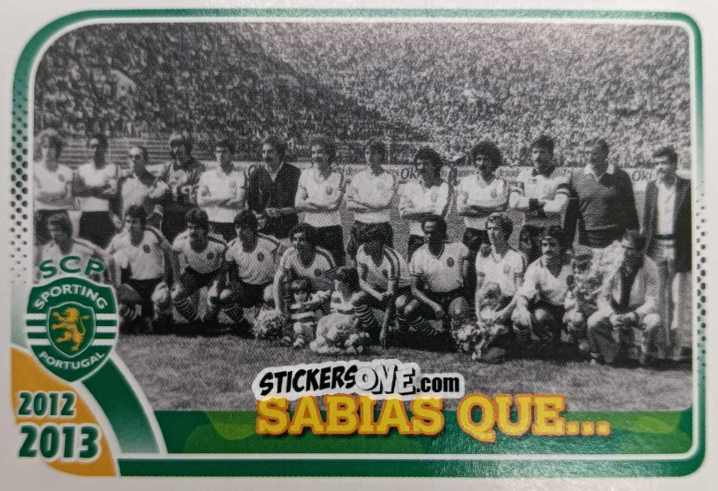 Cromo Equipa... Campeonato 79-80 - Sporting Lisbon 2012-2013 n. 167 - Panini