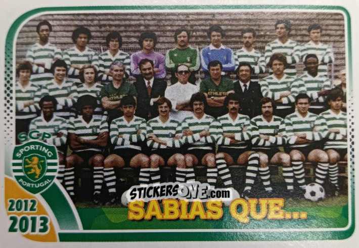 Cromo Equipa... Campeonato 81-82 - Sporting Lisbon 2012-2013 n. 168 - Panini