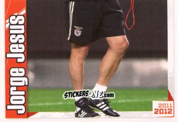 Cromo Jorge Jesus - Sl Benfica 2011-2012 n. 10 - Panini