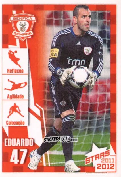 Cromo Eduardo - Sl Benfica 2011-2012 n. 23 - Panini