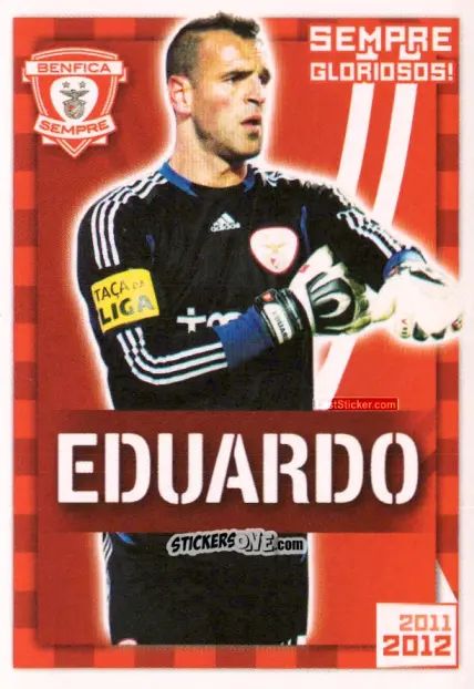 Cromo Eduardo (Sempre Gloriosos!) - Sl Benfica 2011-2012 n. 24 - Panini
