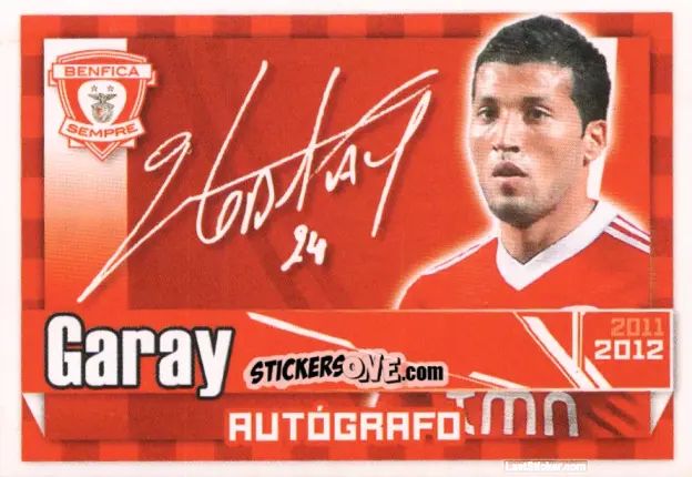 Cromo Garay (Autógrafo) - Sl Benfica 2011-2012 n. 43 - Panini