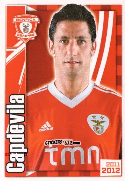 Figurina Capdevila - Sl Benfica 2011-2012 n. 62 - Panini
