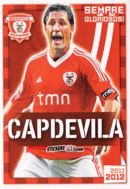 Figurina Capdevila (Sempre Gloriosos!) - Sl Benfica 2011-2012 n. 66 - Panini