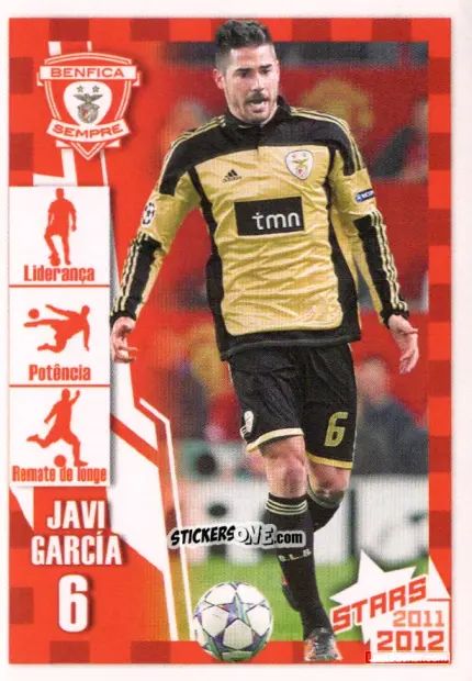 Figurina Javi García - Sl Benfica 2011-2012 n. 89 - Panini