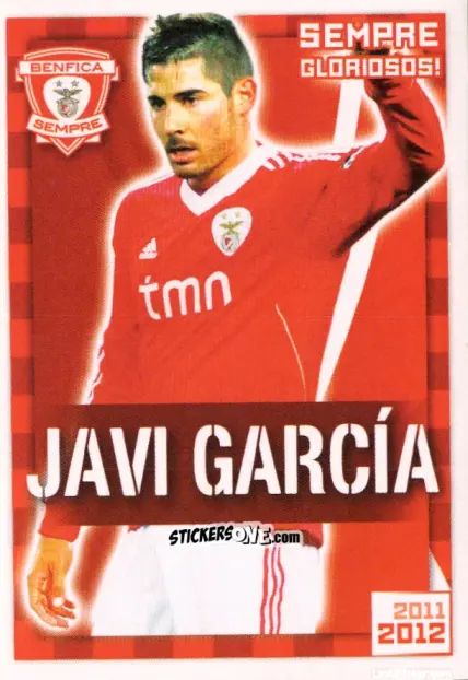 Figurina Javi García (Sempre Gloriosos!) - Sl Benfica 2011-2012 n. 90 - Panini