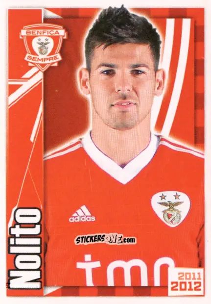 Sticker Nolito - Sl Benfica 2011-2012 n. 116 - Panini