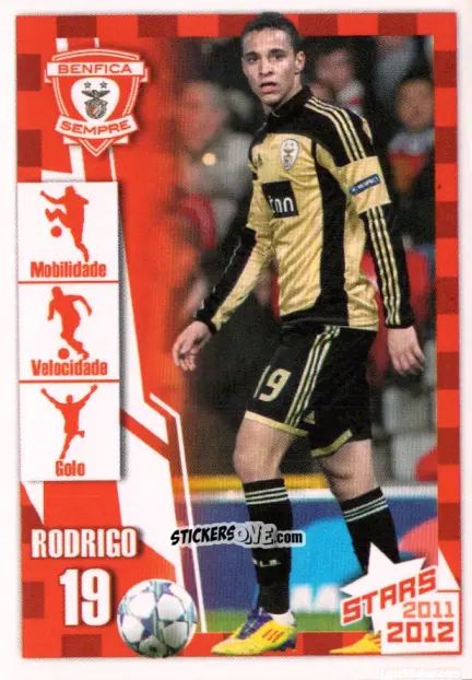 Figurina Rodrigo - Sl Benfica 2011-2012 n. 137 - Panini