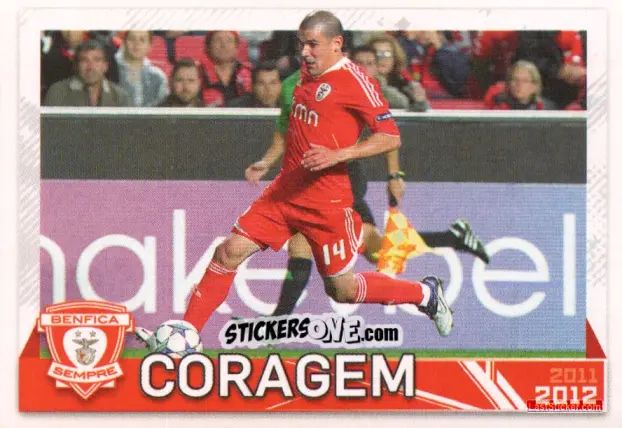 Cromo Coragem - Sl Benfica 2011-2012 n. 159 - Panini