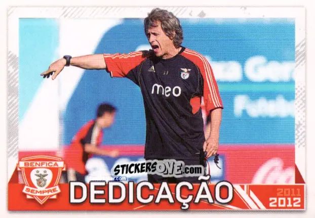 Cromo Dedicaição - Sl Benfica 2011-2012 n. 160 - Panini