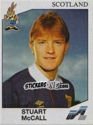 Cromo Stuart Mccall - UEFA Euro Sweden 1992 n. 155 - Panini