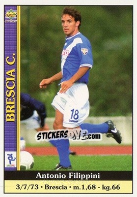 Cromo Antonio Filippini - Calcio 2000-2001 n. 86 - Mundicromo
