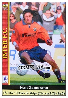 Cromo Ivan Zamorano - Calcio 2000-2001 n. 504 - Mundicromo