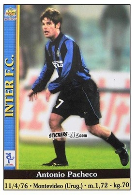 Cromo Antonio Pacheco - Calcio 2000-2001 n. 572 - Mundicromo