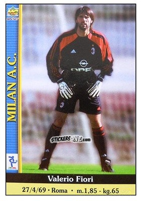 Cromo Valerio Fiori - Calcio 2000-2001 n. 584 - Mundicromo