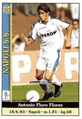 Cromo Antonio Floro Flores - Calcio 2000-2001 n. 588 - Mundicromo