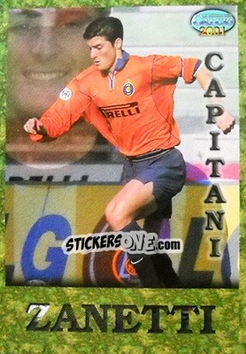 Figurina Javier Zanetti - Calcio 2000-2001 n. C6 - Mundicromo