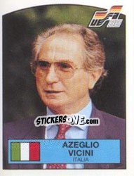 Cromo Azeglio Vicini - UEFA Euro West Germany 1988 n. 78 - Panini