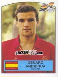Figurina Genaro Andrinua - UEFA Euro West Germany 1988 n. 138 - Panini