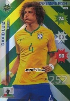 Sticker David Luiz - Copa América. Chile 2015. Adrenalyn XL n. 176 - Panini