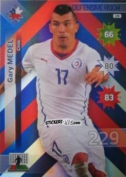 Cromo Gary Medel - Copa América. Chile 2015. Adrenalyn XL n. 178 - Panini