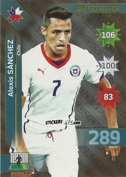 Figurina Alexis Sanchez - Copa América. Chile 2015. Adrenalyn XL n. LE-AS - Panini