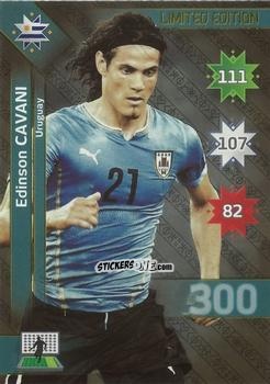 Cromo Edinson Cavani - Copa América. Chile 2015. Adrenalyn XL n. LE-EC - Panini