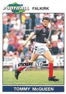 Figurina Tommy McQueen - Scottish Football 1991-1992 n. 63 - Panini