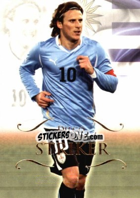Figurina Diego Forlan - World Football UNIQUE 2011 n. 134 - Futera