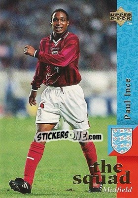 Sticker Paul Ince - England 1998 n. 21 - Upper Deck
