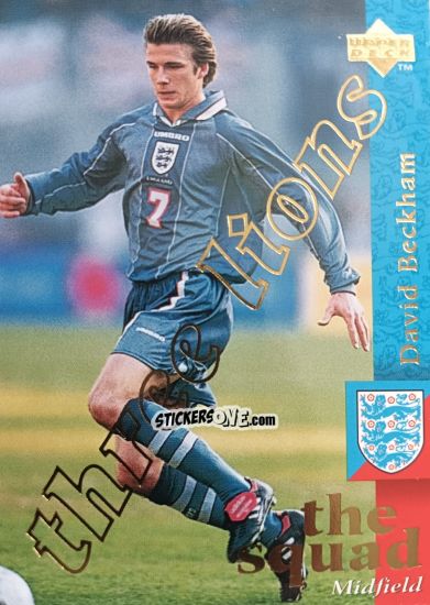 Sticker David Beckham - England 1998 n. 86 - Upper Deck