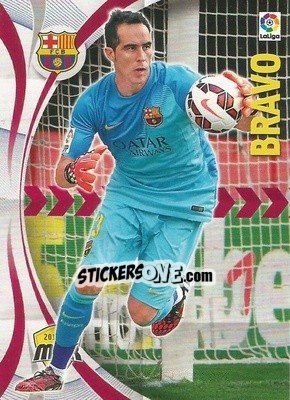 Figurina Claudio Bravo - Liga BBVA 2015-2016. Megacracks n. 57 - Panini