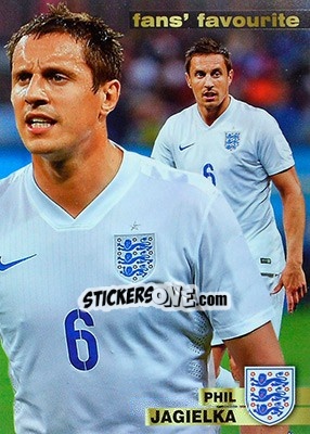 Figurina Phil Jagielka - #Tousensemble Road to France 2016 n. 121 - Panini