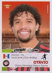 Cromo Otávio - Campeonato Brasileiro 2015 n. 28 - Panini