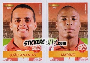 Cromo João Ananias / Marino - Campeonato Brasileiro 2015 n. 402 - Panini