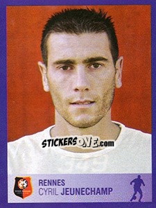 Figurina Cyril Jeunechamp - FOOT 2005-2006 n. 349 - Panini