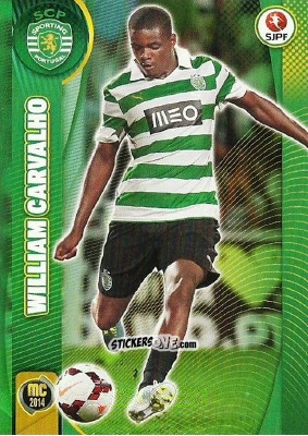 Figurina William Carvalho - Megacraques 2013-2014 n. 45 - Panini