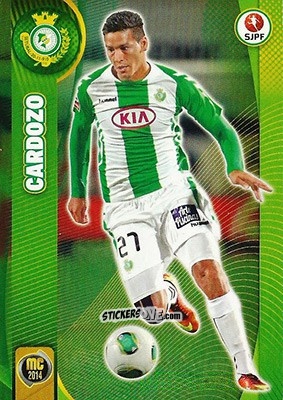 Sticker Cardozo - Megacraques 2013-2014 n. 134 - Panini