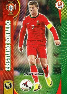 Figurina Cristiano Ronaldo - Megacraques 2013-2014 n. 175 - Panini