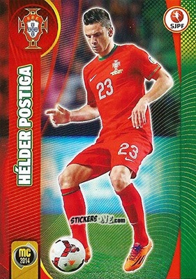 Sticker Hélder Postiga - Megacraques 2013-2014 n. 179 - Panini