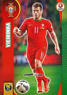 Figurina Vieirinha - Megacraques 2013-2014 n. 180 - Panini