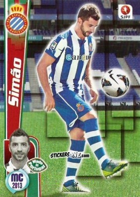 Cromo Simão - Megacraques 2012-2013 n. 170 - Panini