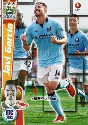 Figurina Javi Garcia - Megacraques 2012-2013 n. 176 - Panini