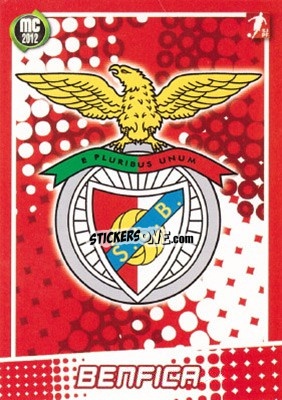 Figurina Benfica - Megacraques 2011-2012 n. 3 - Panini