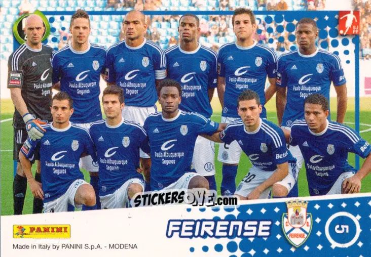 Figurina Feirense - Megacraques 2011-2012 n. 5 - Panini