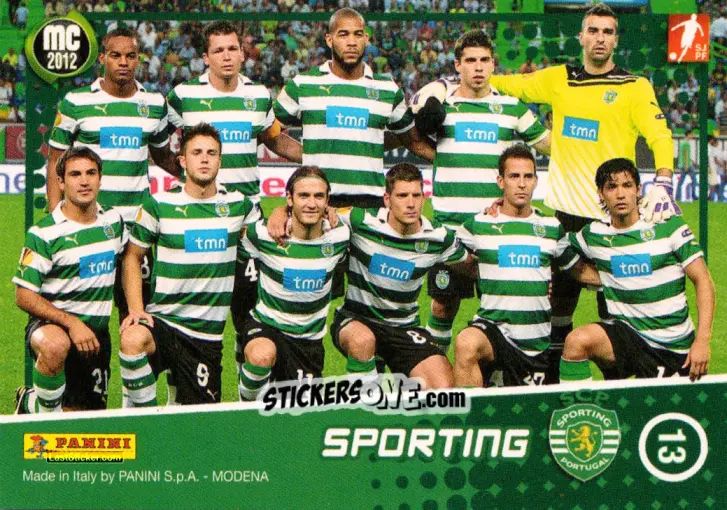 Cromo Sporting - Megacraques 2011-2012 n. 13 - Panini