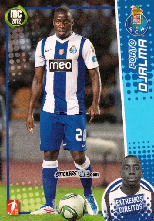 Figurina Djalma - Megacraques 2011-2012 n. 84 - Panini