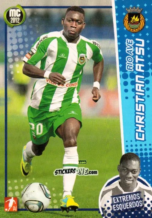 Cromo Christian Atsu - Megacraques 2011-2012 n. 92 - Panini