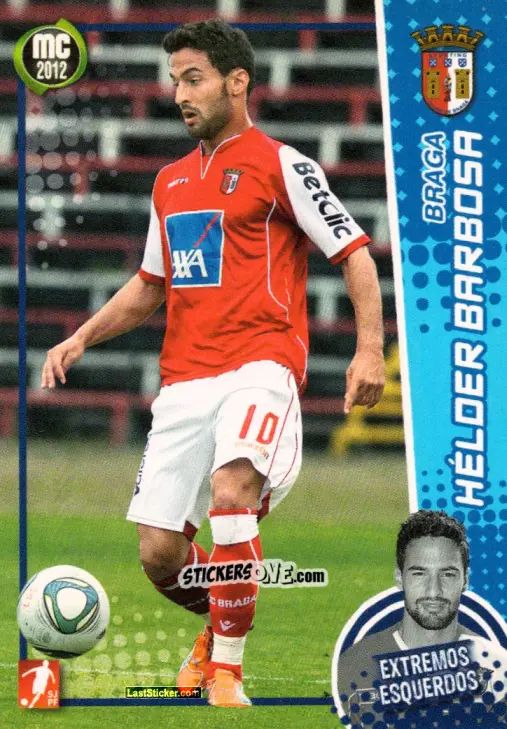 Cromo Hélder Barbosa - Megacraques 2011-2012 n. 93 - Panini